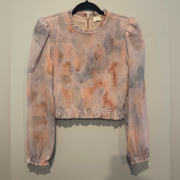 Wilfred Tops - Wilfred Smocked Long Sleeve Blouse